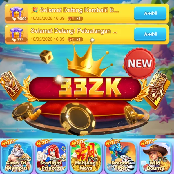 33ZK Bonus Member Baru 100%